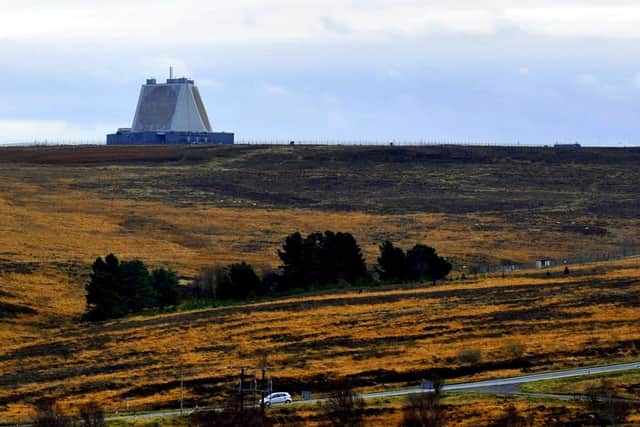 The radar sits on top of the moors. PIC: Gary Longbottom