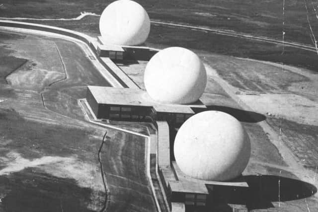 The original golf ball radars. PIC: JPI Media Archive