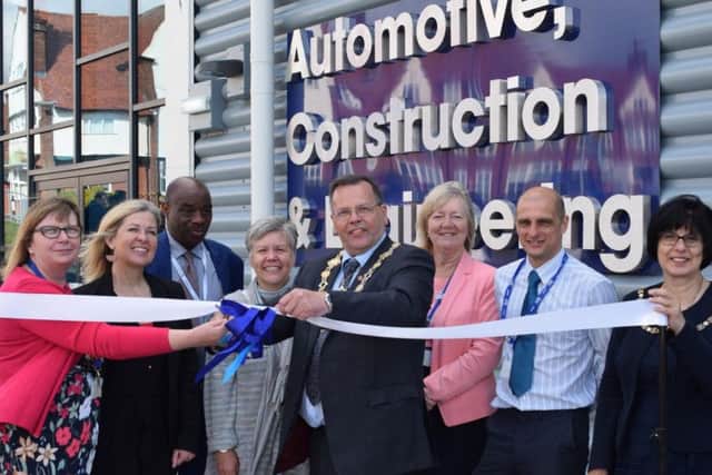 The Mayor of Scarborough has officially opened the new Scarborough TEC building.