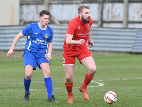 Jake Day in action for Bridlington Town