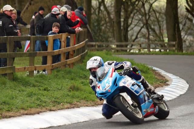 Daley Mathison competing at Oliver's Mount.