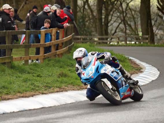 Daley Mathison competing at Oliver's Mount.