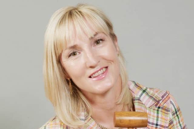 TV presenter Caroline Hawley.