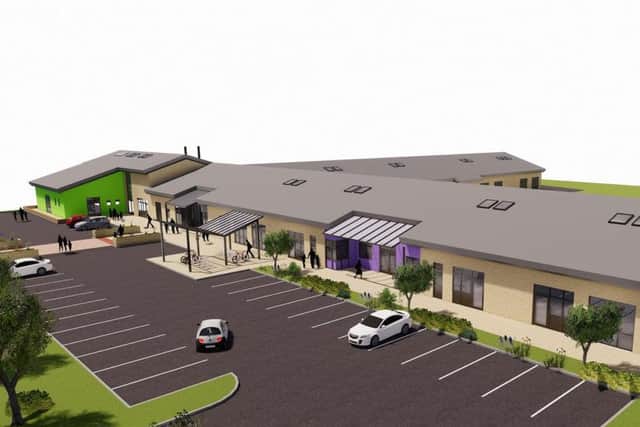 An artist's impression of the new Overdale School.