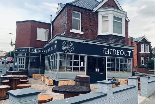 The Hideout Cafe on Columbus Ravine.