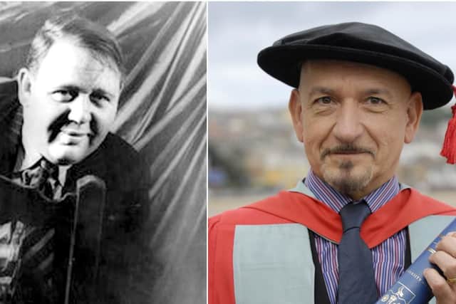 In 1933 Charles Laughton, left, from Scarborough, won an Academy Award for his performance in The Private Life of Henry VIII. Sir Ben Kingsley, right, born in Snainton, also won an Oscar for his titular role in the film Gandhi.
