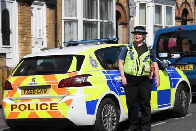 A property in Scalby has been broken into.