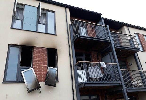 Pets have been killed in a flat fire in Whitby.