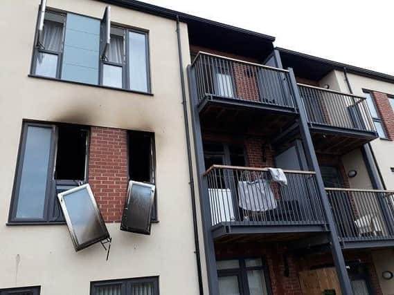 Pets have been killed in a flat fire in Whitby.