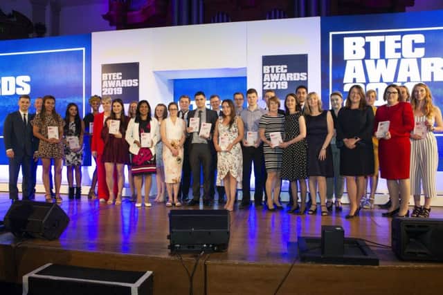 Scarborough TEC student Millie Davey was among the winners at the Pearson BTEC Awards ceremony.