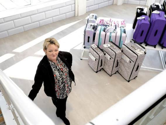 Manager Bev Nunns in the part of the store where the cafe will be sited