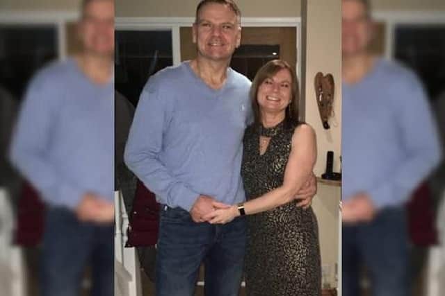 Peter and wife Natalie Brown