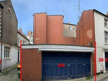 The double garage in King Street