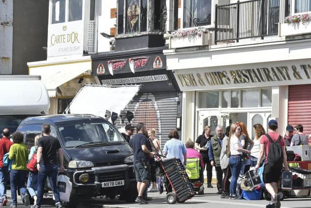 Filming in Scarborough