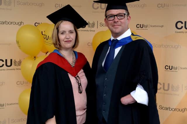 Graduation day at Coventry University Scarborough campus