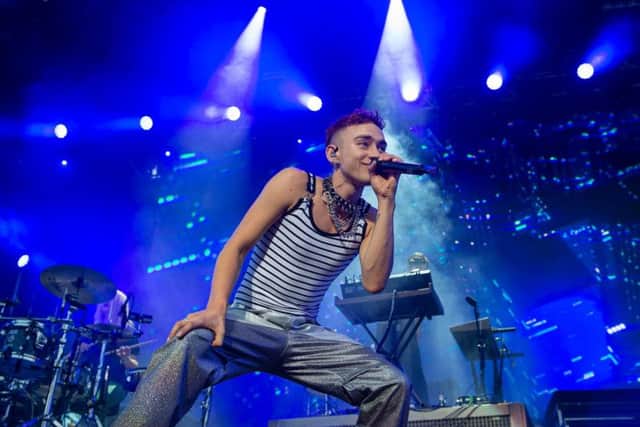Olly Alexander, frontman of Years & Years, at Scarborough Open Air Theatre. Photo: Cuffe and Taylor.