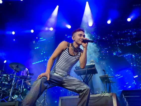 Olly Alexander, frontman of Years & Years, at Scarborough Open Air Theatre. Photo: Cuffe and Taylor.