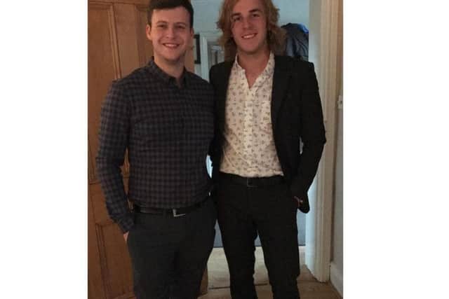 Danny Gibbon (left) and George Hutton