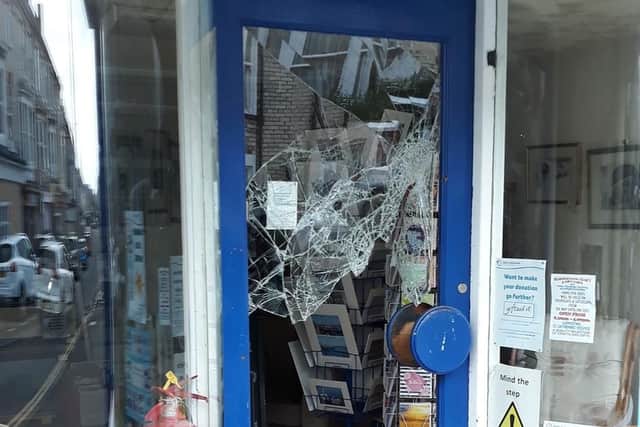 St Catherine's shop on Victoria Road has been burgled.