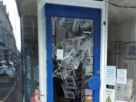 St Catherine's shop on Victoria Road has been burgled.
