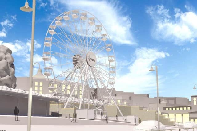 Artist's impression of the observation wheel for Scarborough