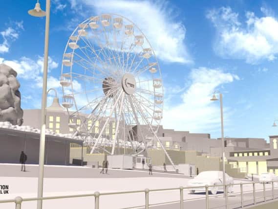 Artist's impression of the observation wheel for Scarborough