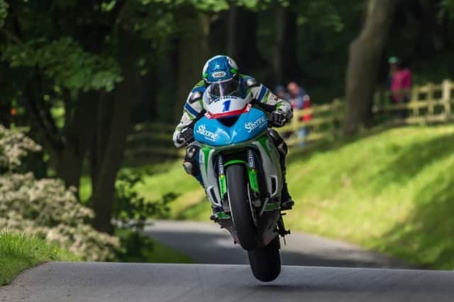 Dean Harrison at a previous meet at Oliver's Mount.