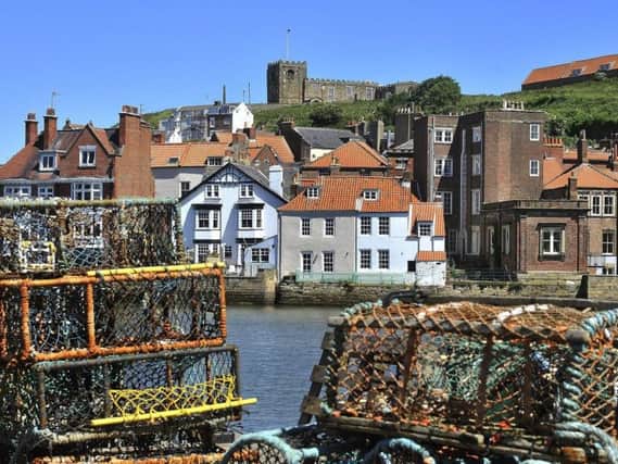 A group of people were caught tombstoning in Whitby harbour.