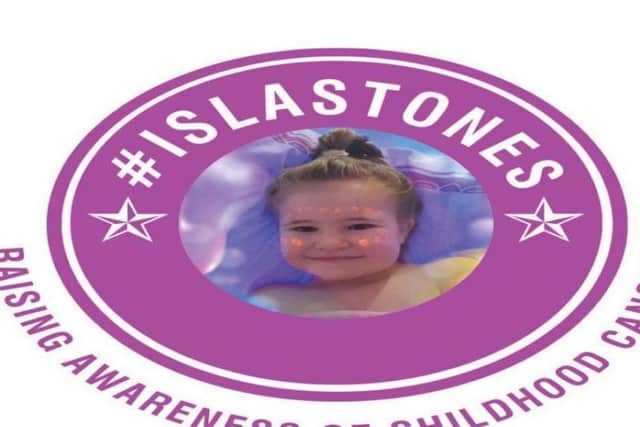 Isla's family hope to raise awareness of the childhood cancer