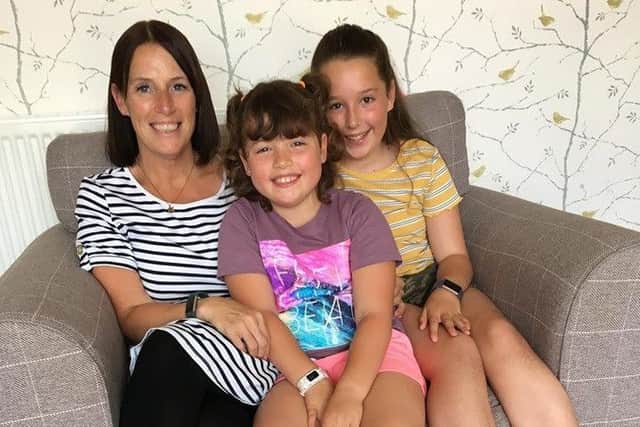 Gill, Imogen and Phoebe Warburton.