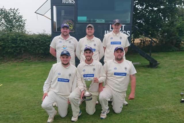 Filey beat Cloughton in the final to win the Staxton Six-a-Side competition. Back from left, Jamie Gilbank, Jamie Griffin, Josh Dawson. Front from left, Dave Brannan, Tom Fitzgerald and Ryan Baldry