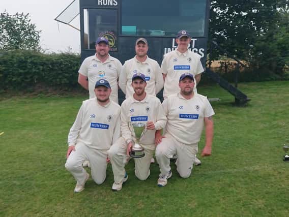 Filey beat Cloughton in the final to win the Staxton Six-a-Side competition. Back from left, Jamie Gilbank, Jamie Griffin, Josh Dawson. Front from left, Dave Brannan, Tom Fitzgerald and Ryan Baldry