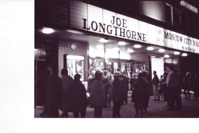 Outside the Futurist in December 1995