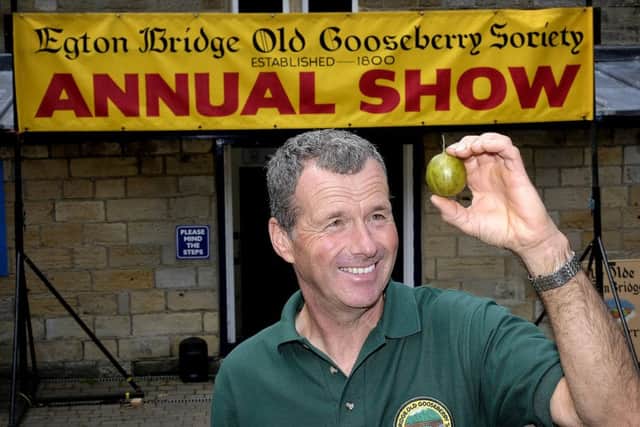 The Egton Gooseberry contest and show ,with new world record holder Graeme Watson . pic Richard Ponter