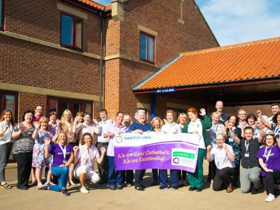 Saint Catherine's hospice has been rated 'Outstanding' in a recent CQC inspection.