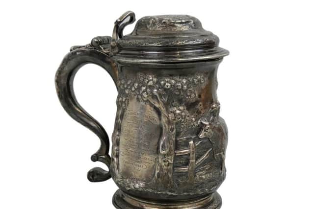 The antique tankard, which sold for 1,150. PIC:Newman Walker Associates