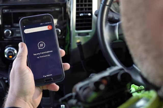 The emergency services are encouraging the use of the hand-held app