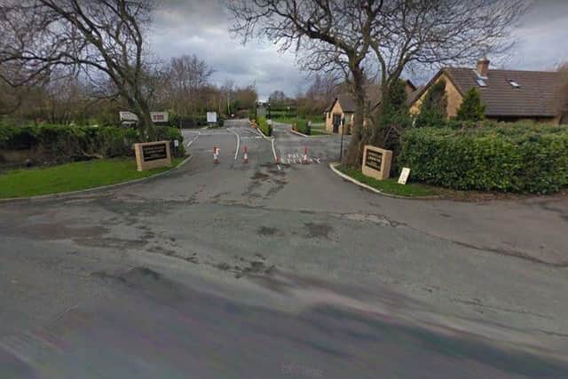 The entrance to the caravan park. Photo: Google