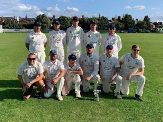 Sherburn won the Division One Cayley Cup, sponsored by Bridlington Dental Studio. PICTURE BY CARL PARKIN.