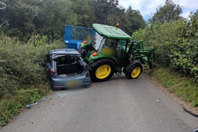 The scene of the crash. PIC: Mark Patterson/ TC1881_NYP