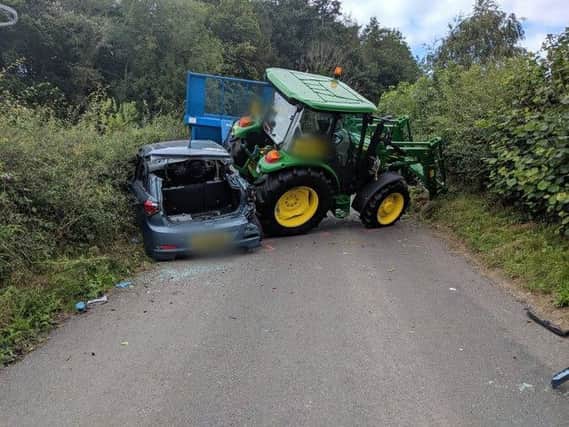 The scene of the crash. PIC: Mark Patterson/ TC1881_NYP