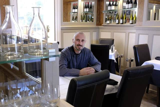 Estbek House co owner David Cross in the dining area. PIC: Richard Ponter