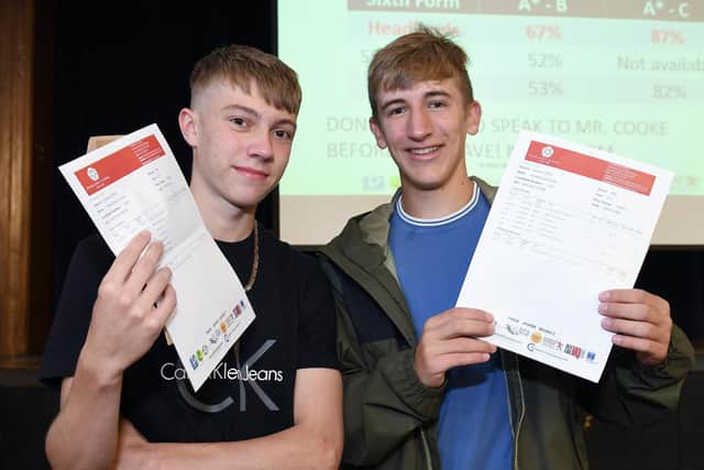 Headlands School students Koby Carvill and Declan Potts