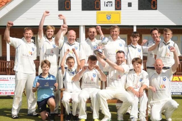 Sewerby celebrate their title win