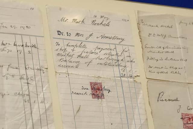 Some of the first bills from Nockels.