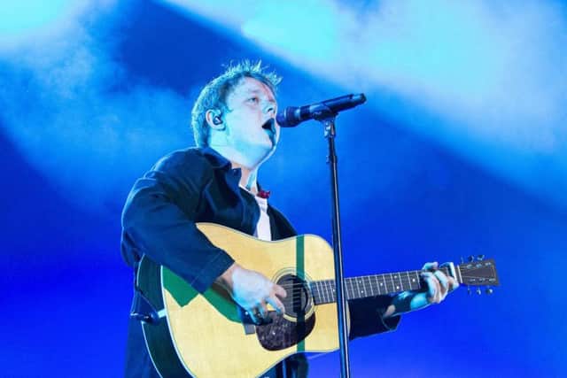 Lewis Capaldi performing earlier at Scarborough Open Air Theatre. PIC: Cuffe and Taylor