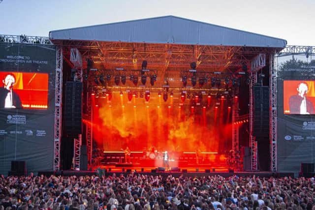 Lewis Capaldi performing at the Open Air Theatre earlier this summer. PIC: Cuffe and Taylor