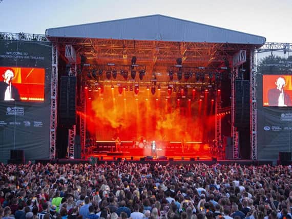 Lewis Capaldi performing at the Open Air Theatre earlier this summer. PIC: Cuffe and Taylor