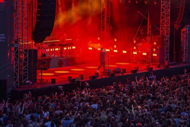 Lewis Capaldi performing at the Open Air Theatre earlier this summer. PIC: Cuffe and Taylor