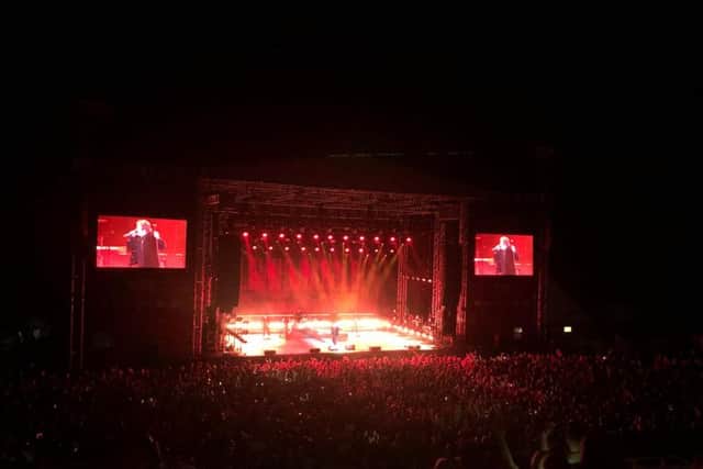 The gig was completely sold out, as was his earlier performance at the venue in July.